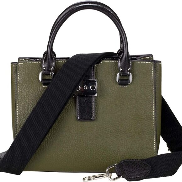 Crossbody Bag Strap Canvas Leather Adjustable Wide Shoulder Replacement - Picture 3 of 6